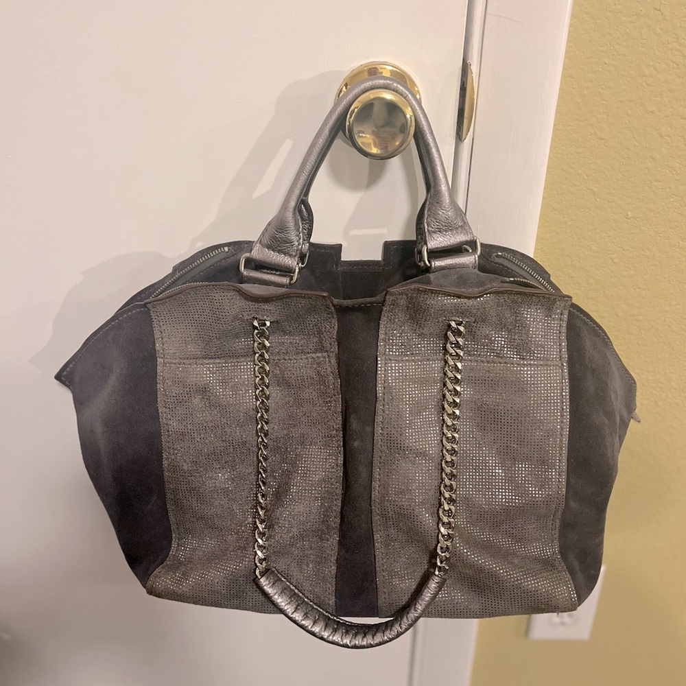 Ramy Brook gunmetal bag EUC